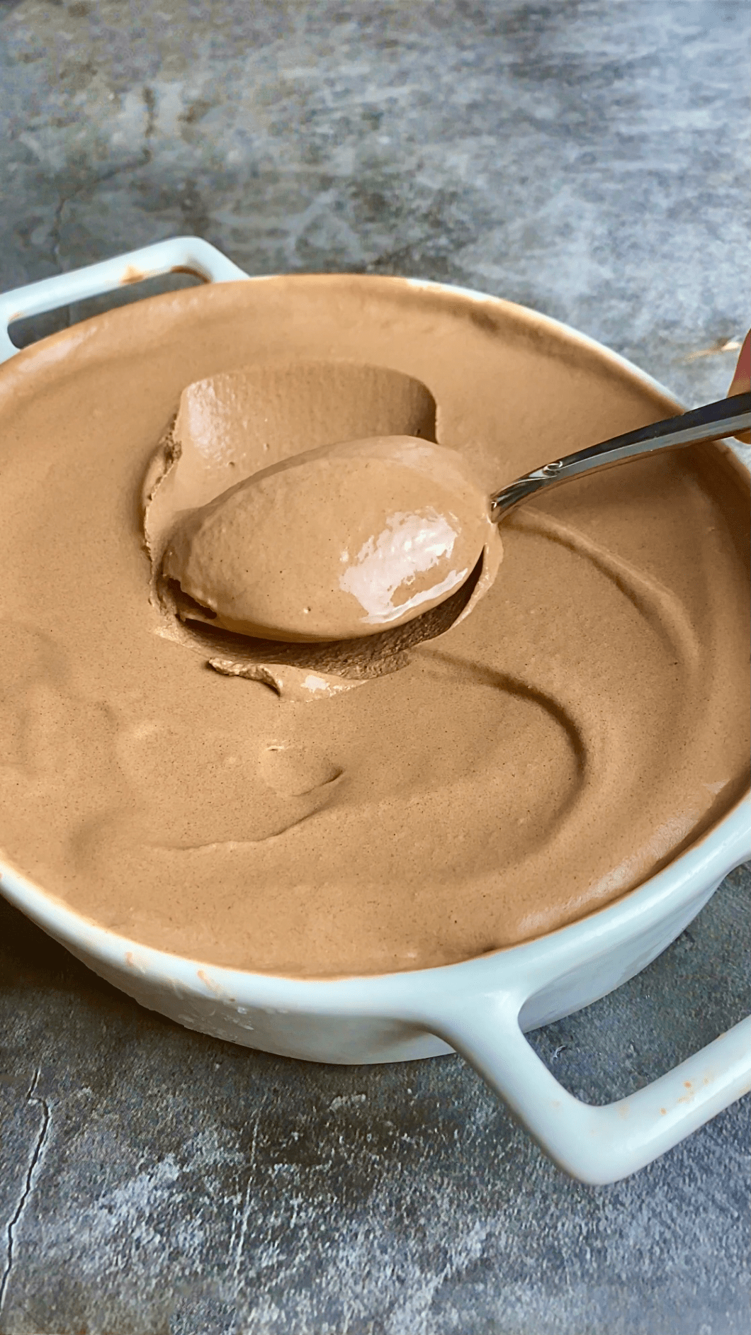 vegan chocolate ice cream made with wholesome ingredients